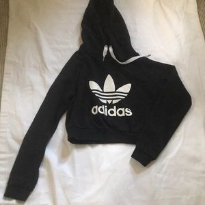 Adidas cropped hoodie